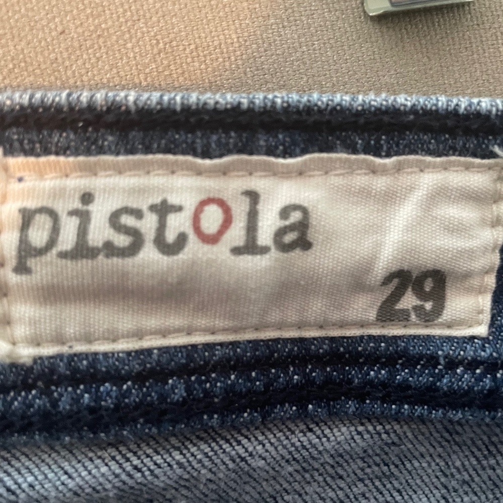 Pistola, capri, fringe jeans, size 29